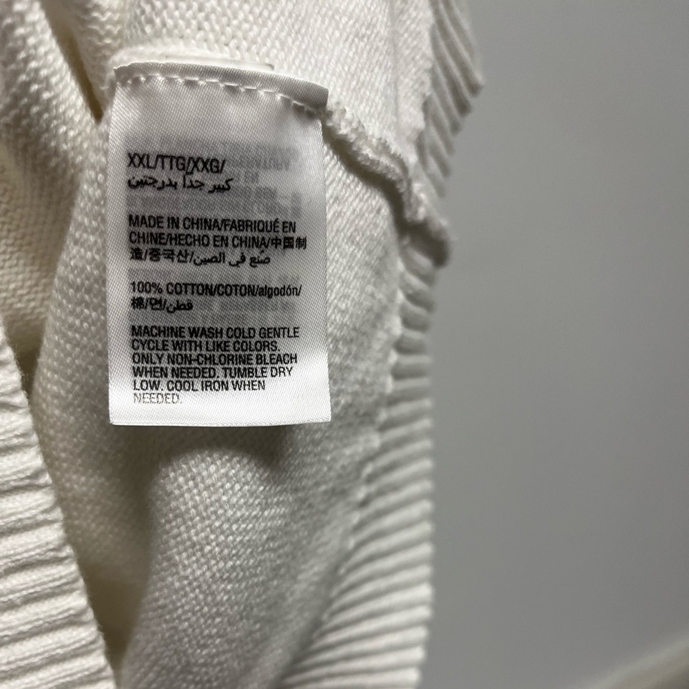 Karen Scott Xxl White Sweater Top — image 3 of 4